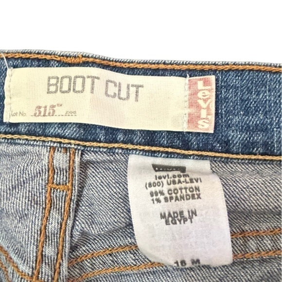 Levi Bootcut Denim Jeans • Used • Size: 16 - Picture 8 of 10